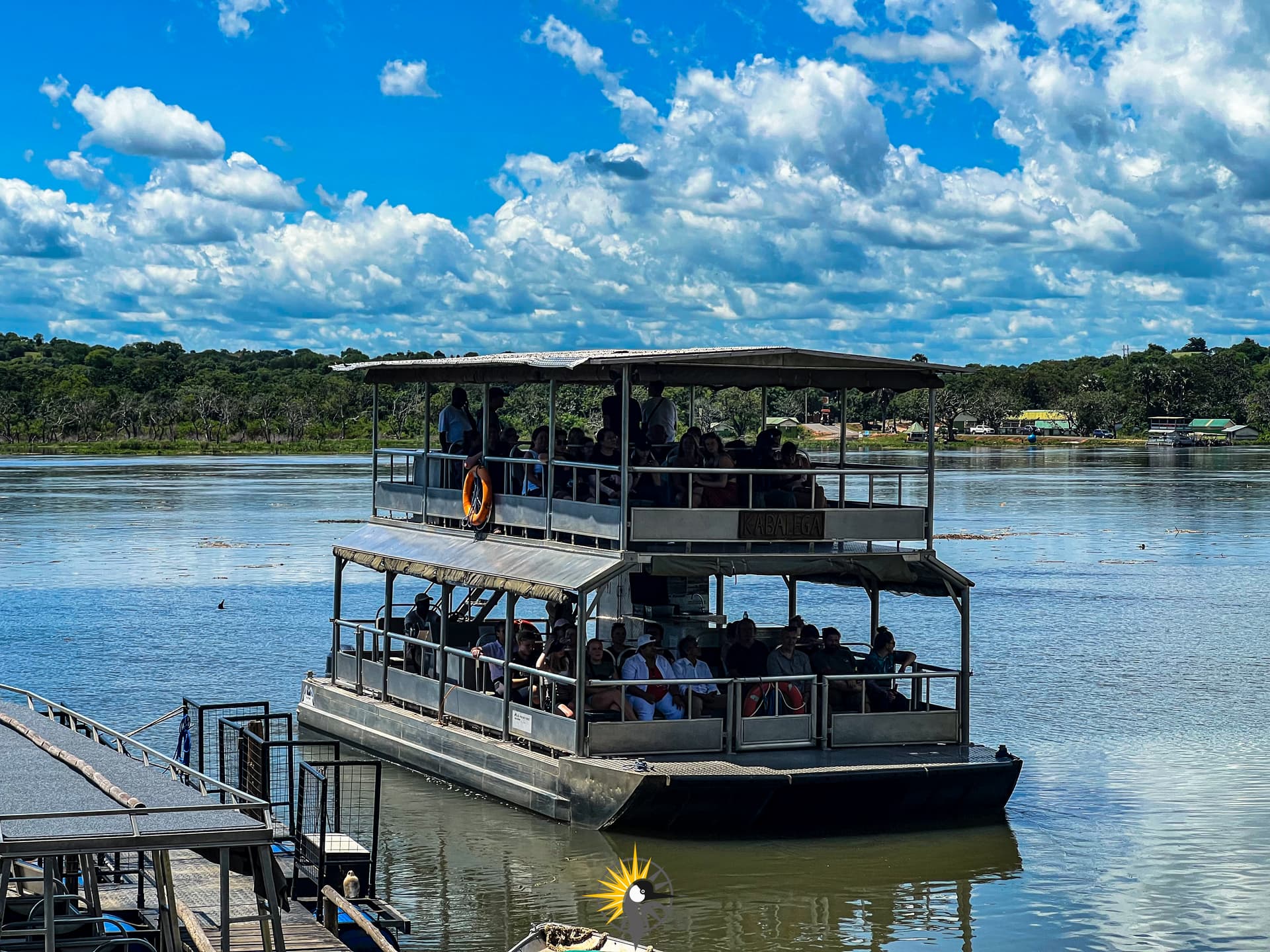 Boat on Murchison falls 