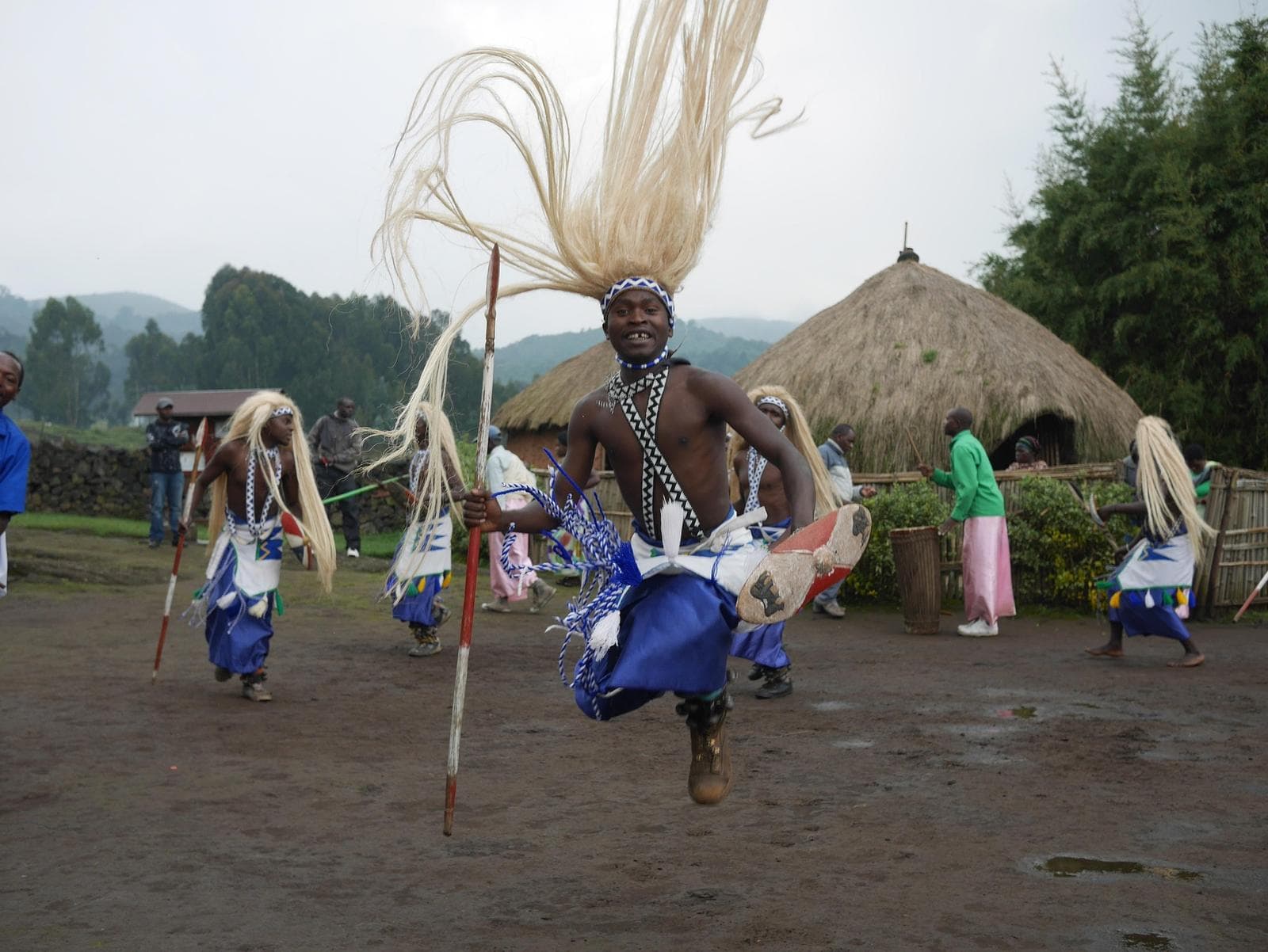 a rwandan male dancer