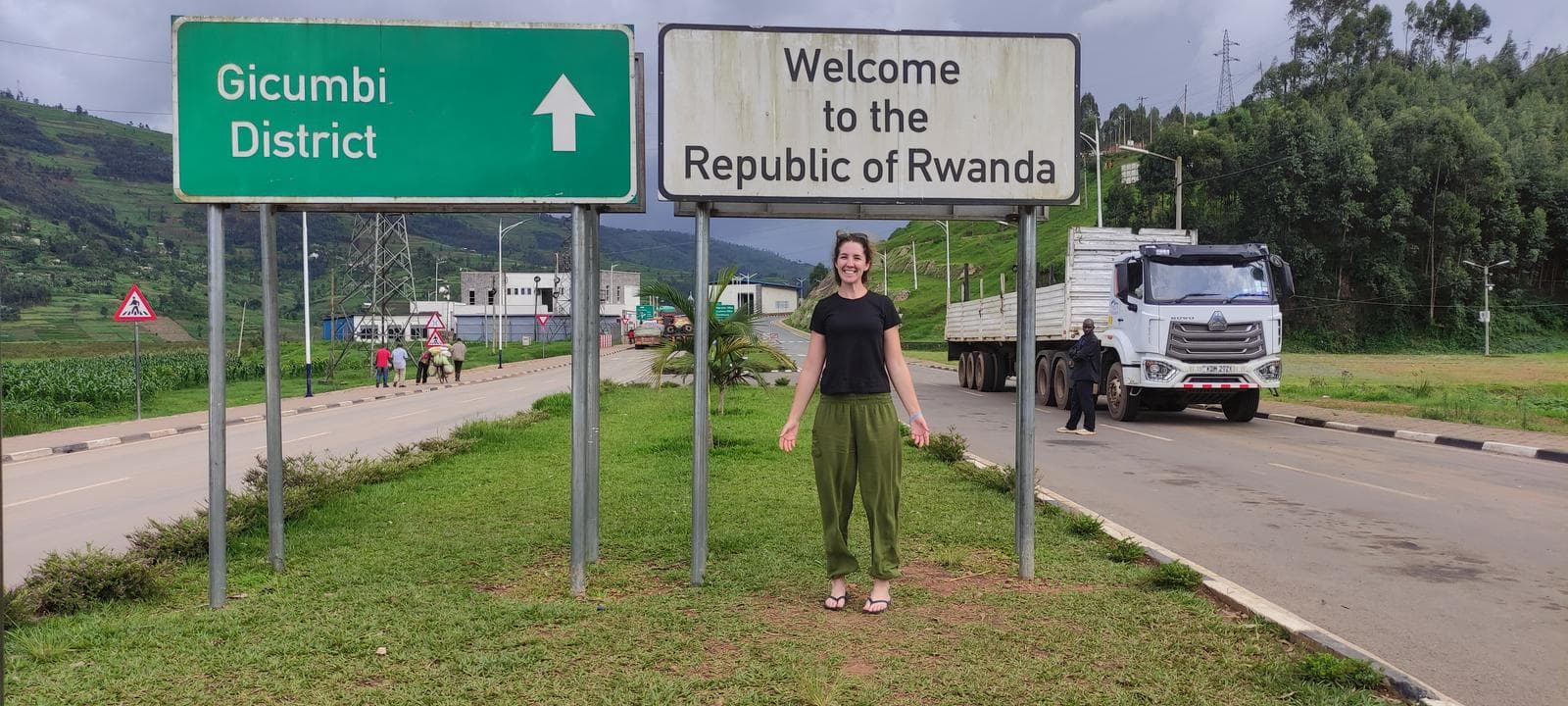 Uganda and Rwanda Border Crossing