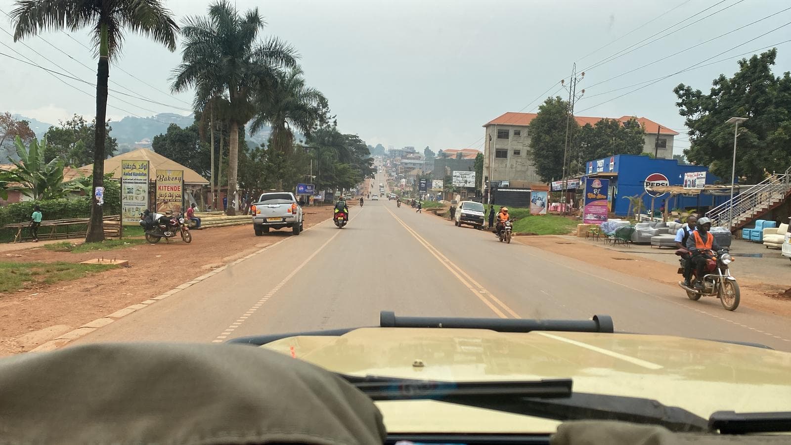 Transfer to Kampala